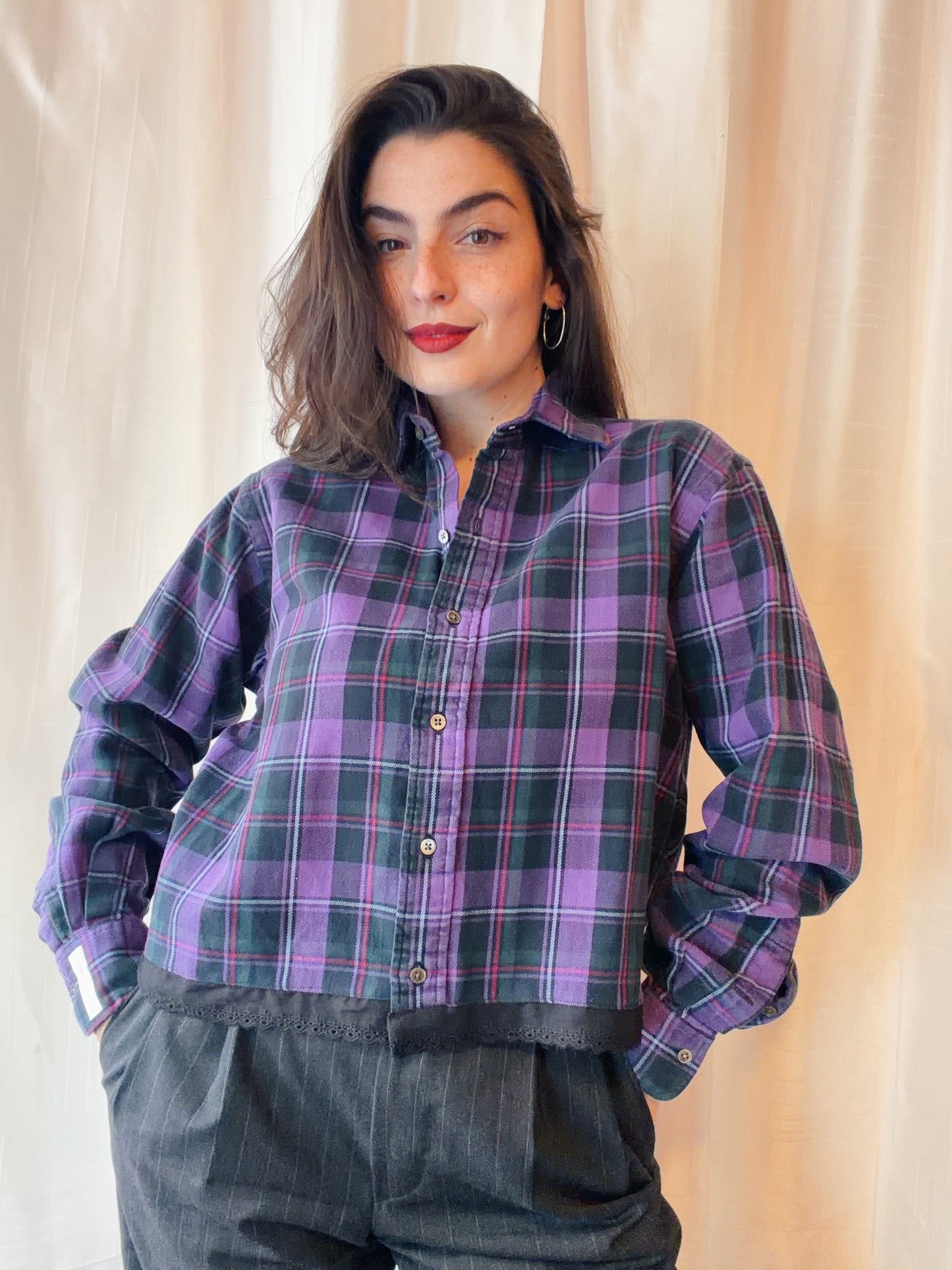 ROXY Raisa | Upcycled top & scrunchie - M