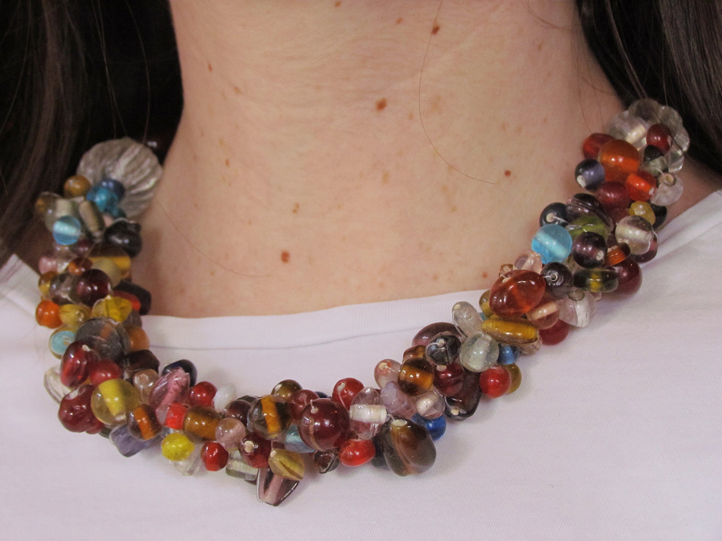 Handgemaakte multicolor ketting
