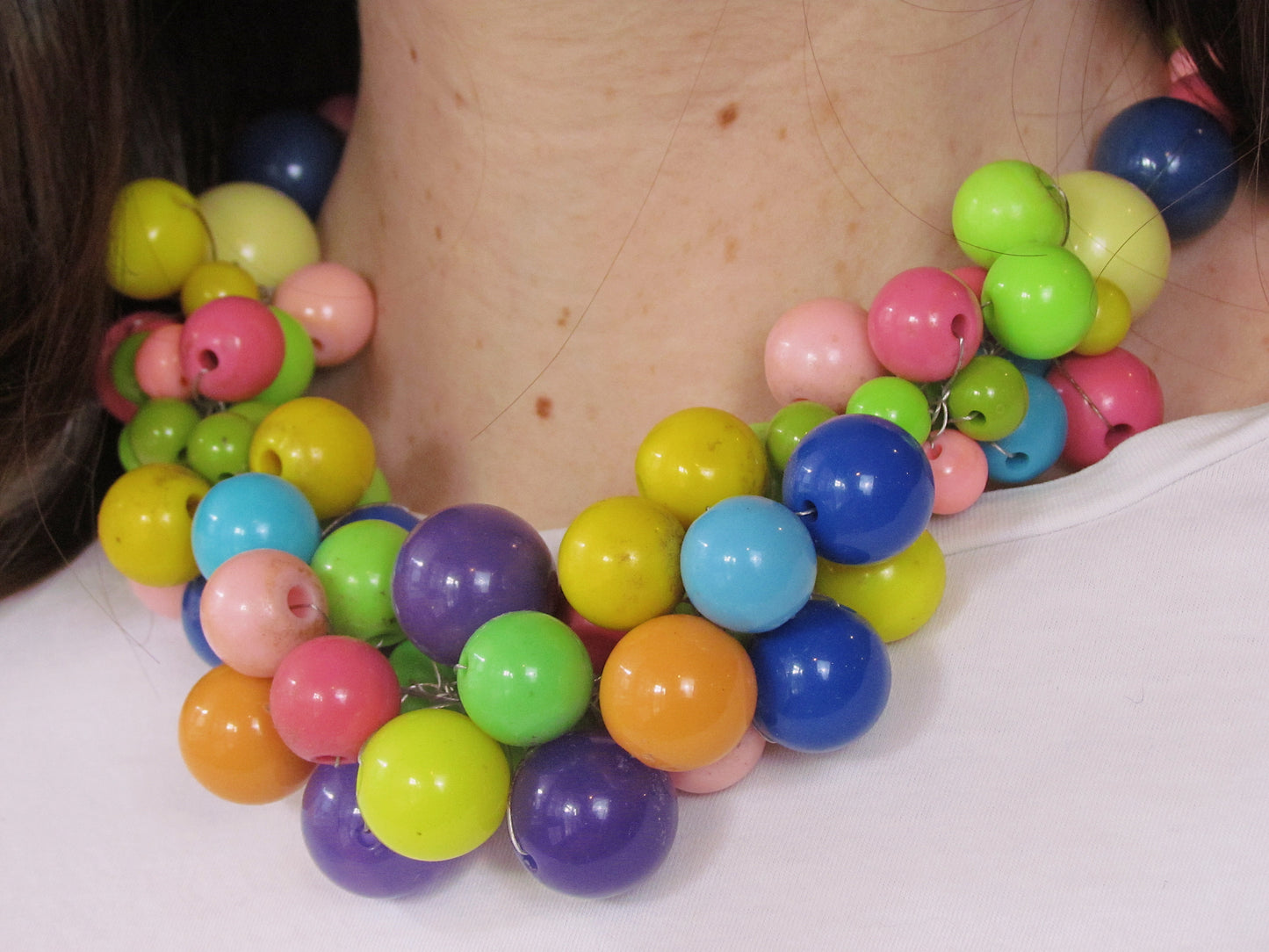 Handgemaakte multicolor ketting