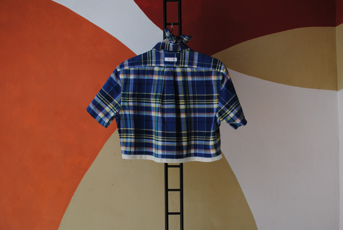 ROXY | Upcycled top & scrunchie - L