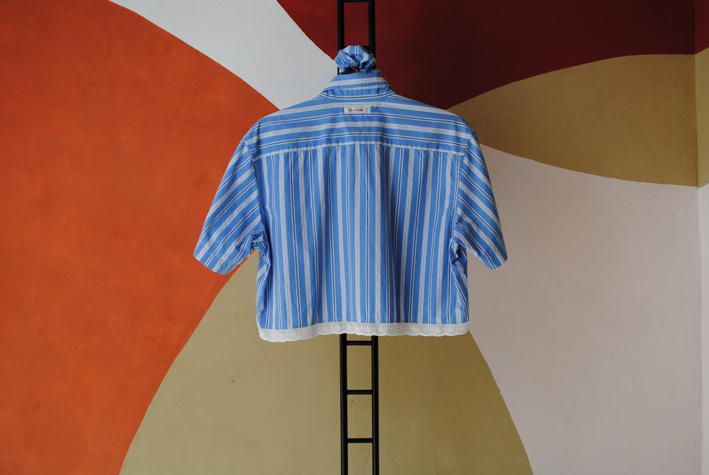 ROXY | Upcycled top & scrunchie - L