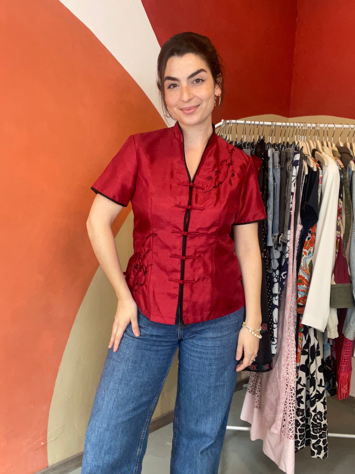 Bordeaux vintage top