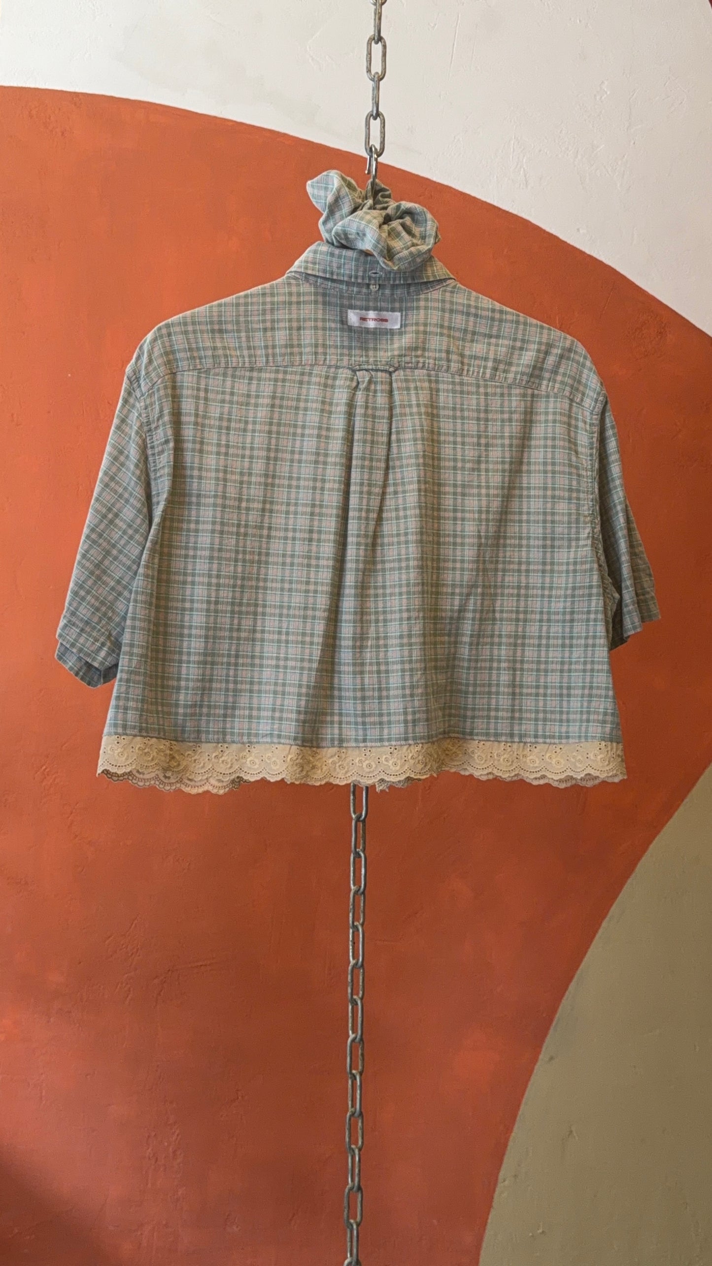 ROXY River | Upcycled top & scrunchie - L