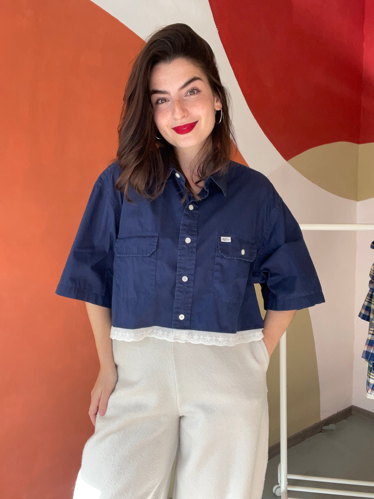 ROXY | Upcycled top & scrunchie - XXL