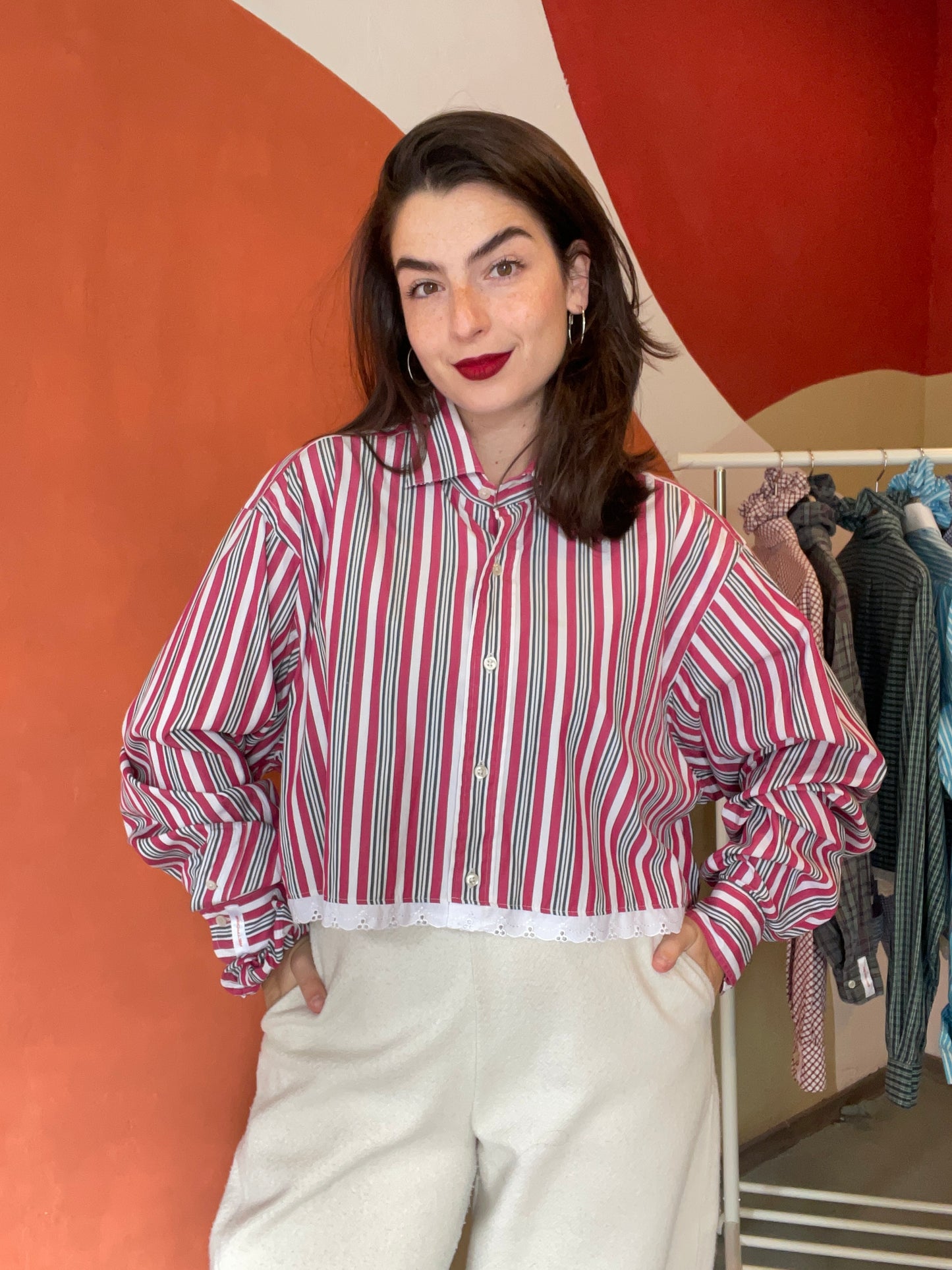 ROXY | Upcycled top & scrunchie - XL