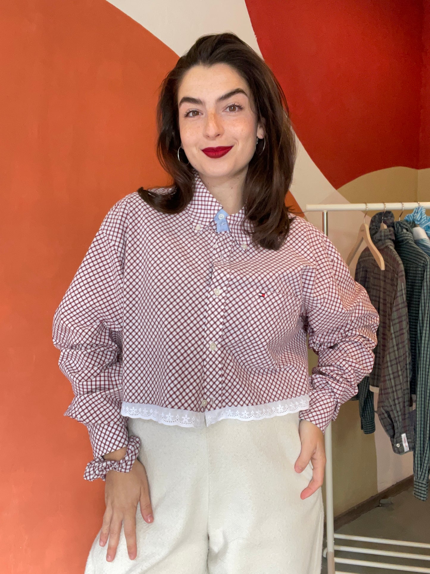 ROXY | Upcycled top & scrunchie - XL