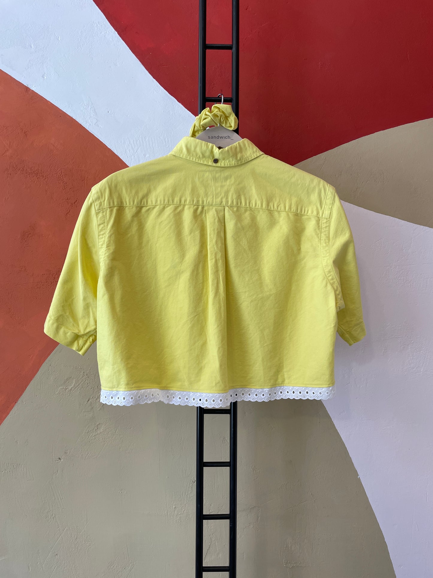 Ralph Lauren Upcycled top & scrunchie - M
