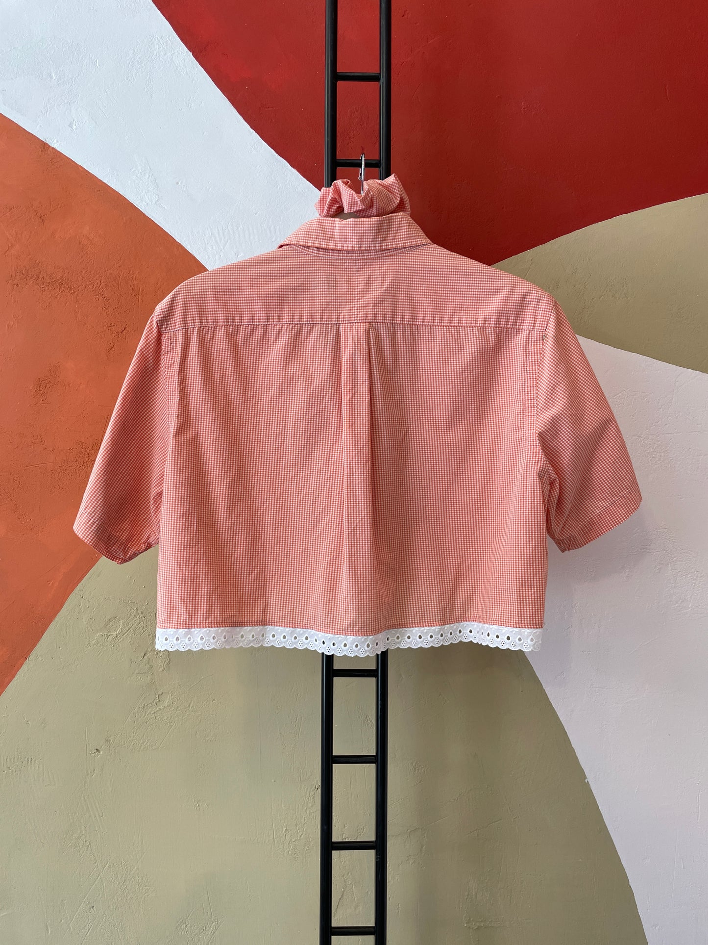 Ralph Lauren Upcycled top & scrunchie - L