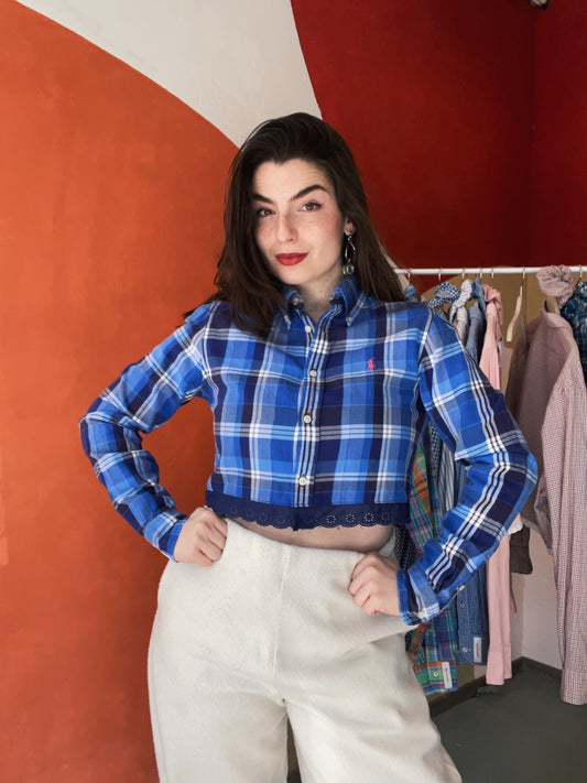 ROXY | Upcycled top & scrunchie - S