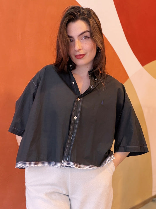 ROXY Raaf | Upcycled top & scrunchie - XL