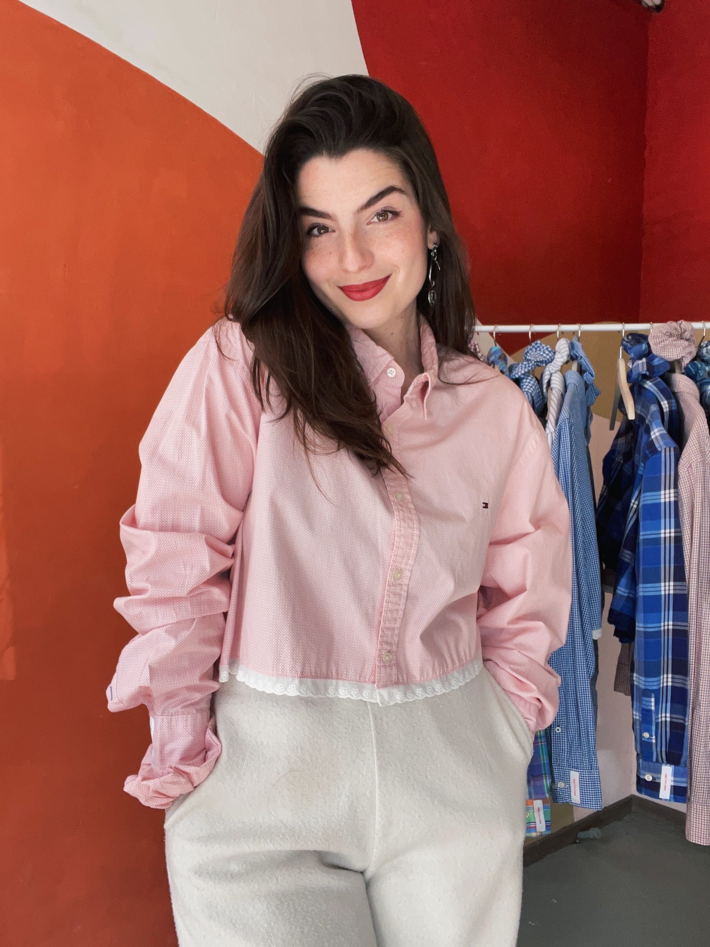 ROXY Romy | Upcycled top & scrunchie - L