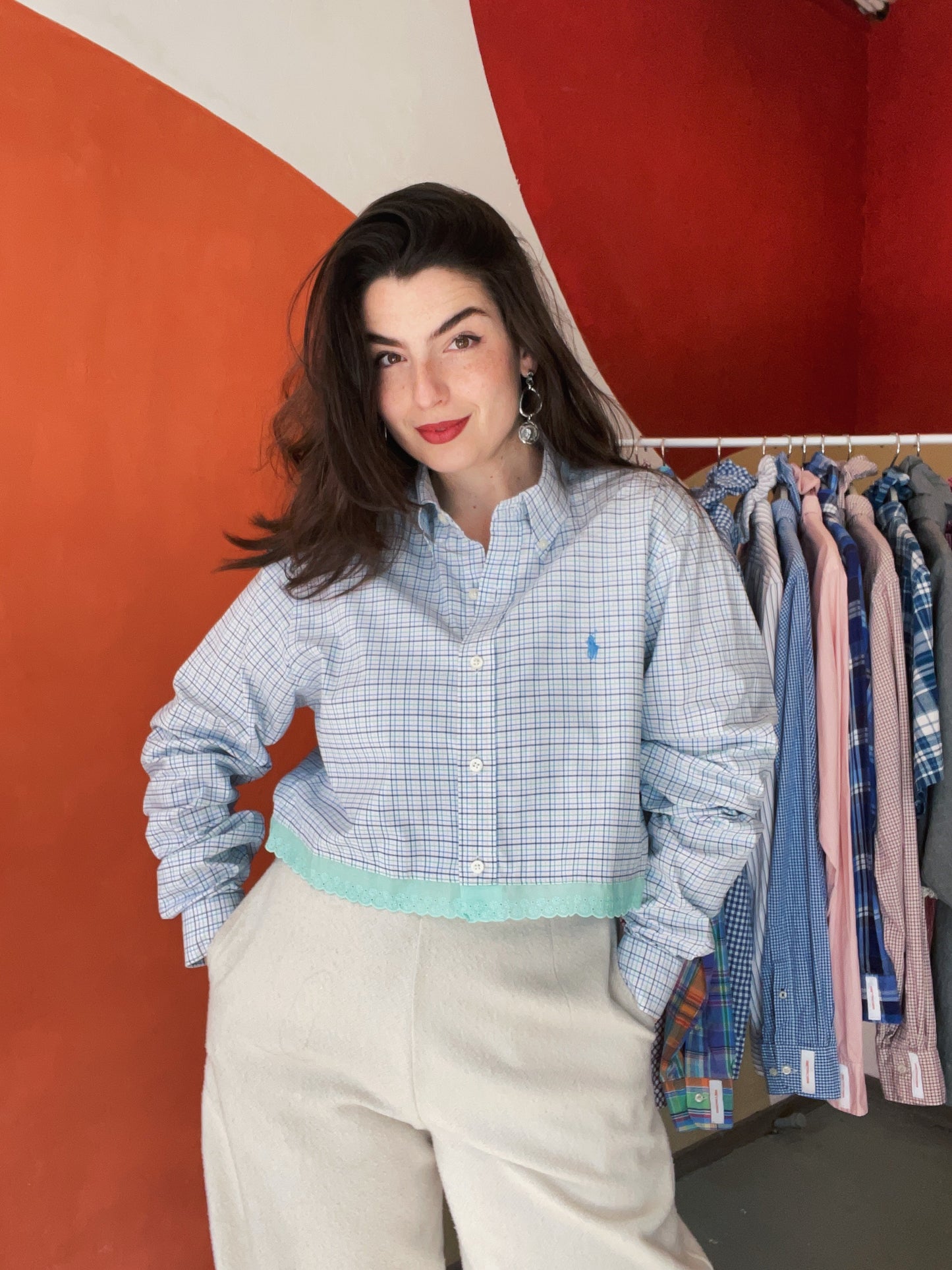 ROXY Rumi | Upcycled top & scrunchie - L