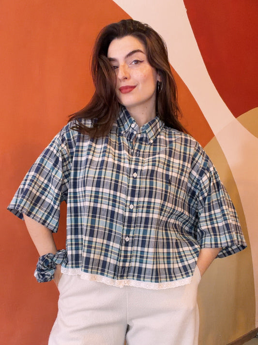 ROXY Rebecca | Upcycled top & scrunchie - XL