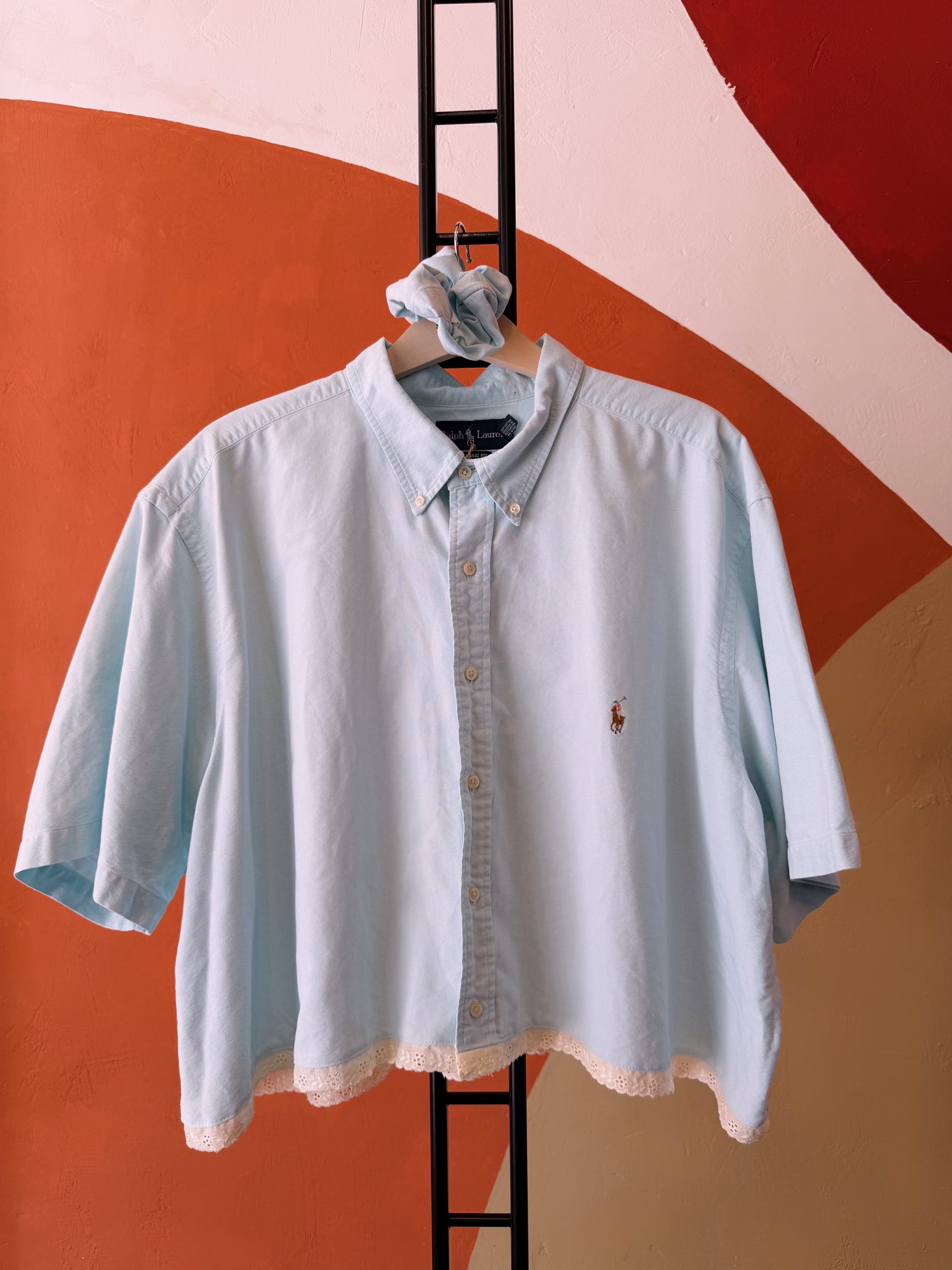 ROXY Rona | Upcycled top & scrunchie - XXL