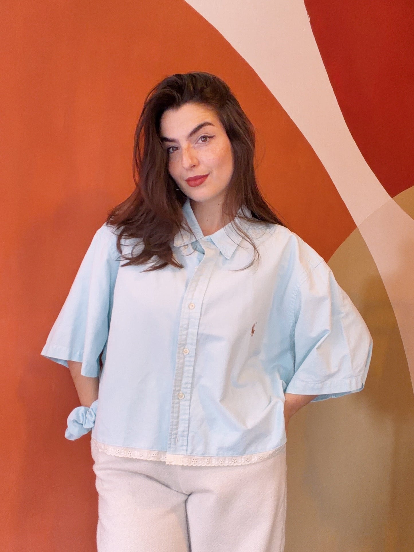 ROXY Rona | Upcycled top & scrunchie - XXL