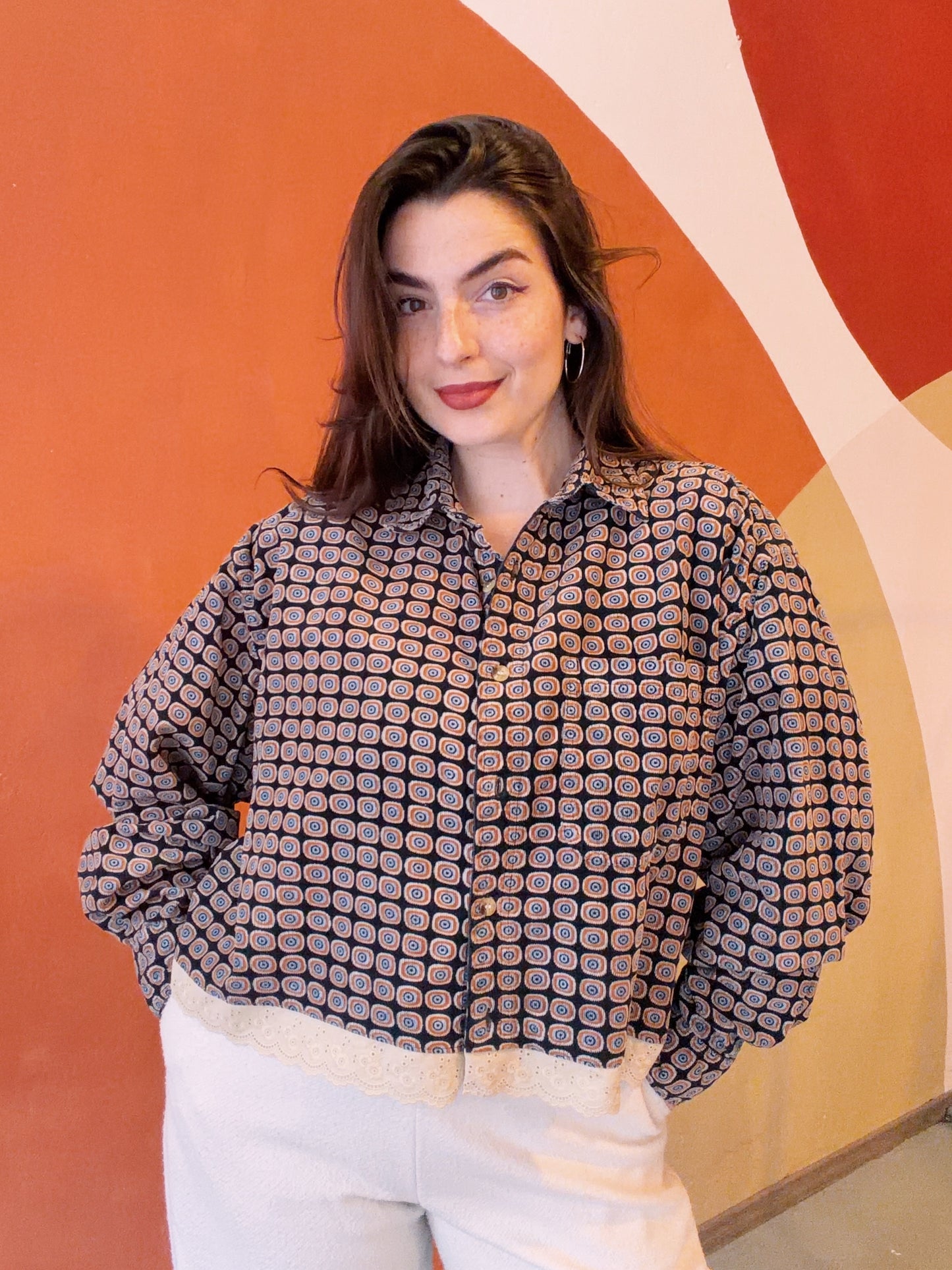ROXY Rhosyn | Upcycled top & scrunchie - XL