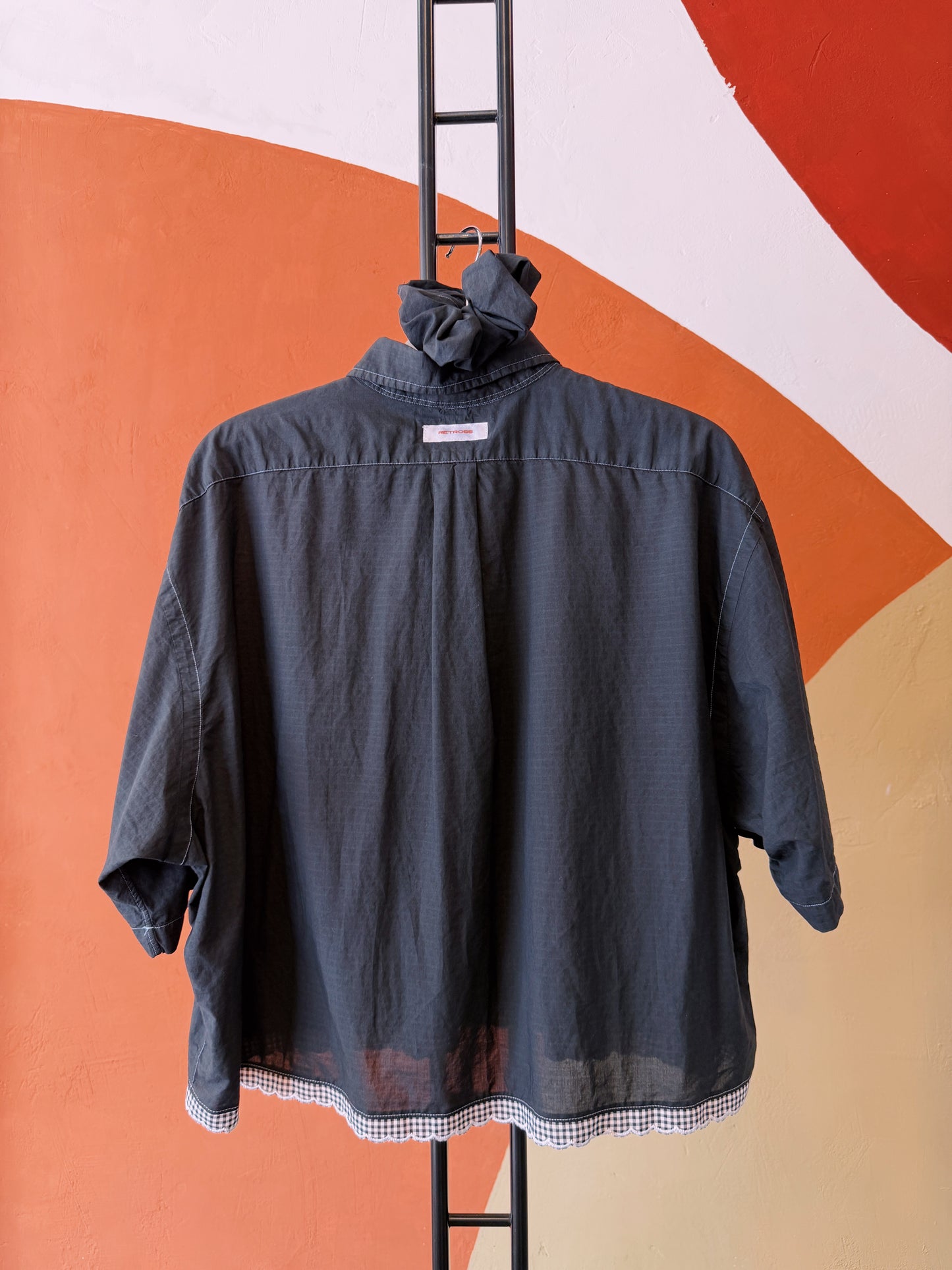 ROXY Raaf | Upcycled top & scrunchie - XL