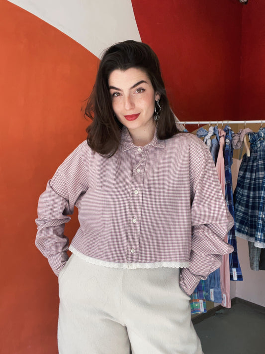 ROXY | Upcycled top & scrunchie - XL