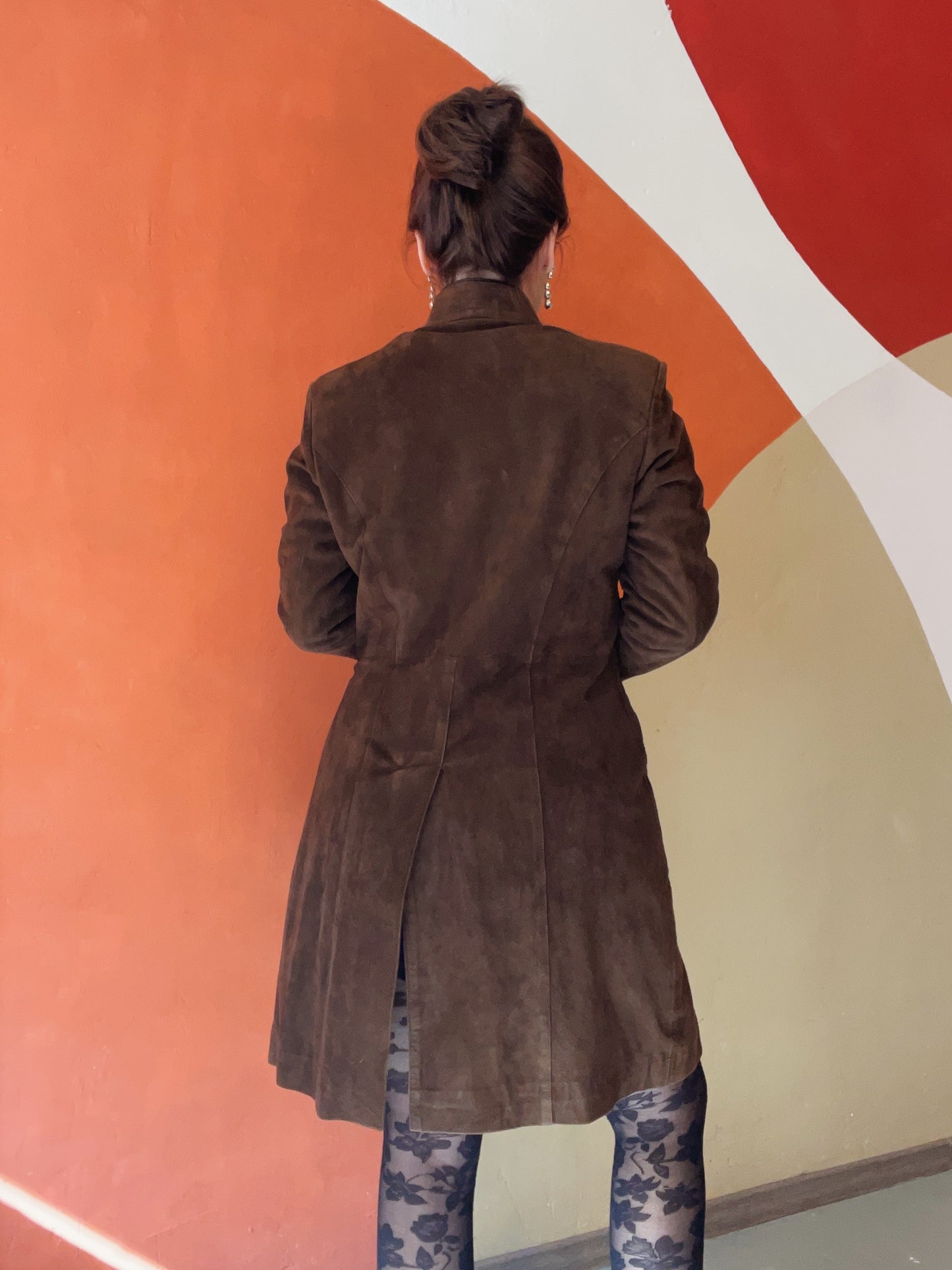 Anna Lascata suède jas - M