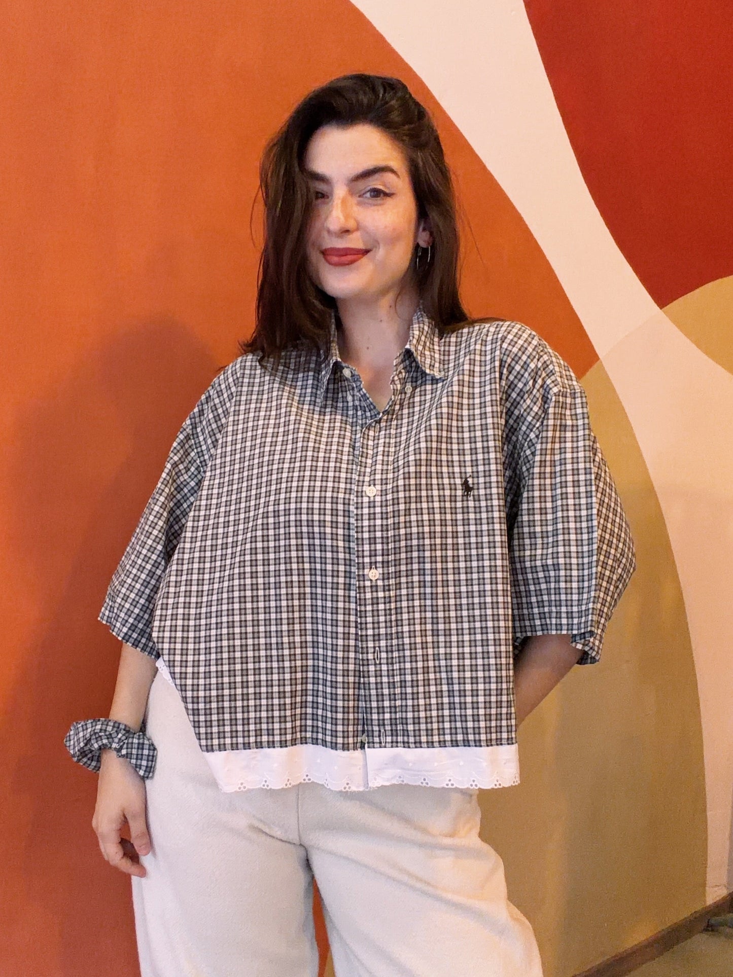 ROXY Rosalie | Upcycled top & scrunchie - XXL