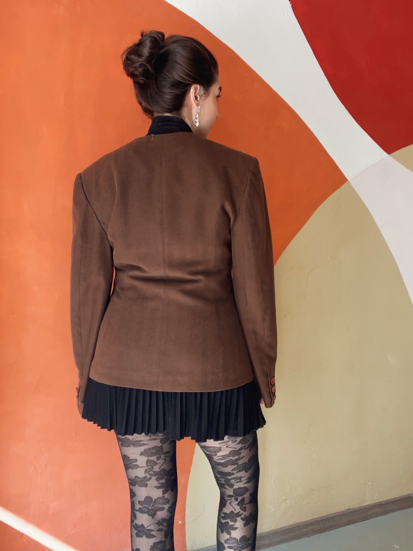 Bea bruine blazer - L