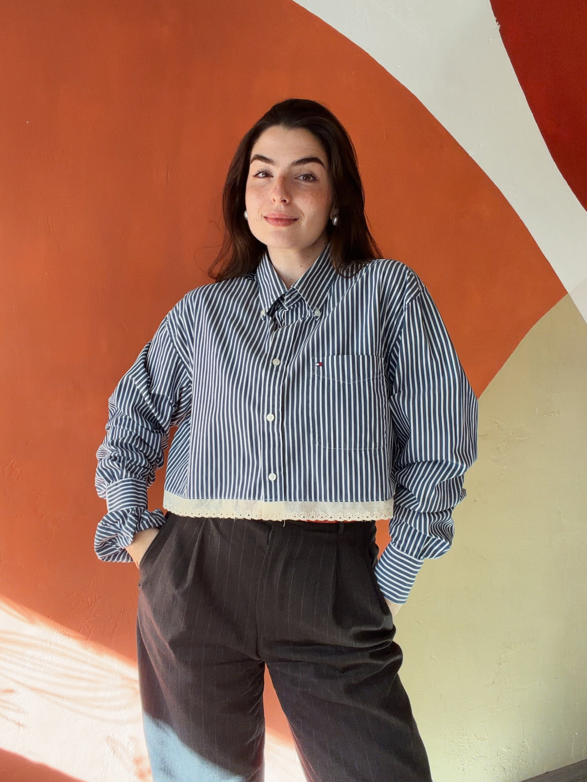 ROXY Reggie | Upcycled top & scrunchie - XL