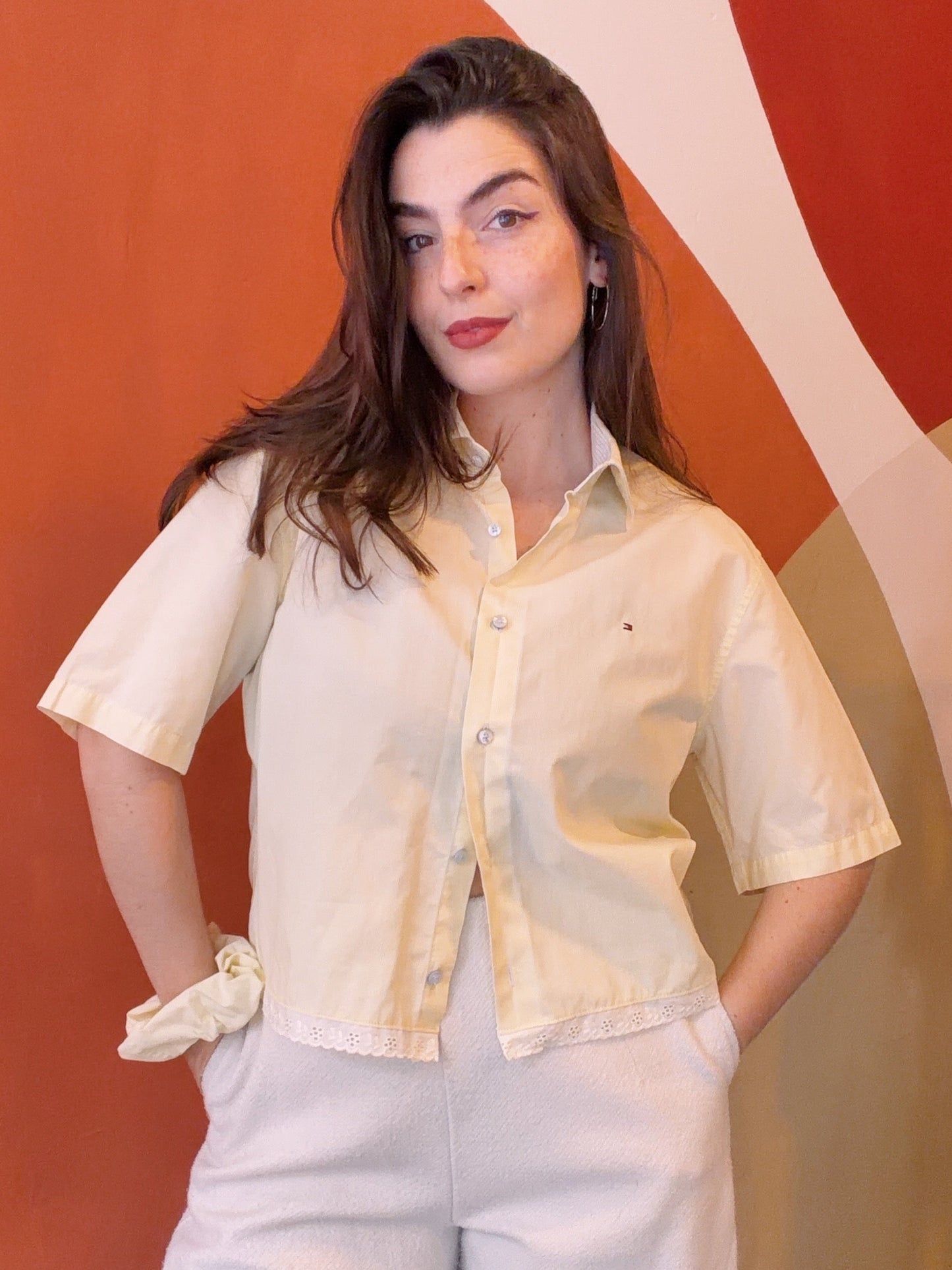 ROXY Rani | Upcycled top & scrunchie - M