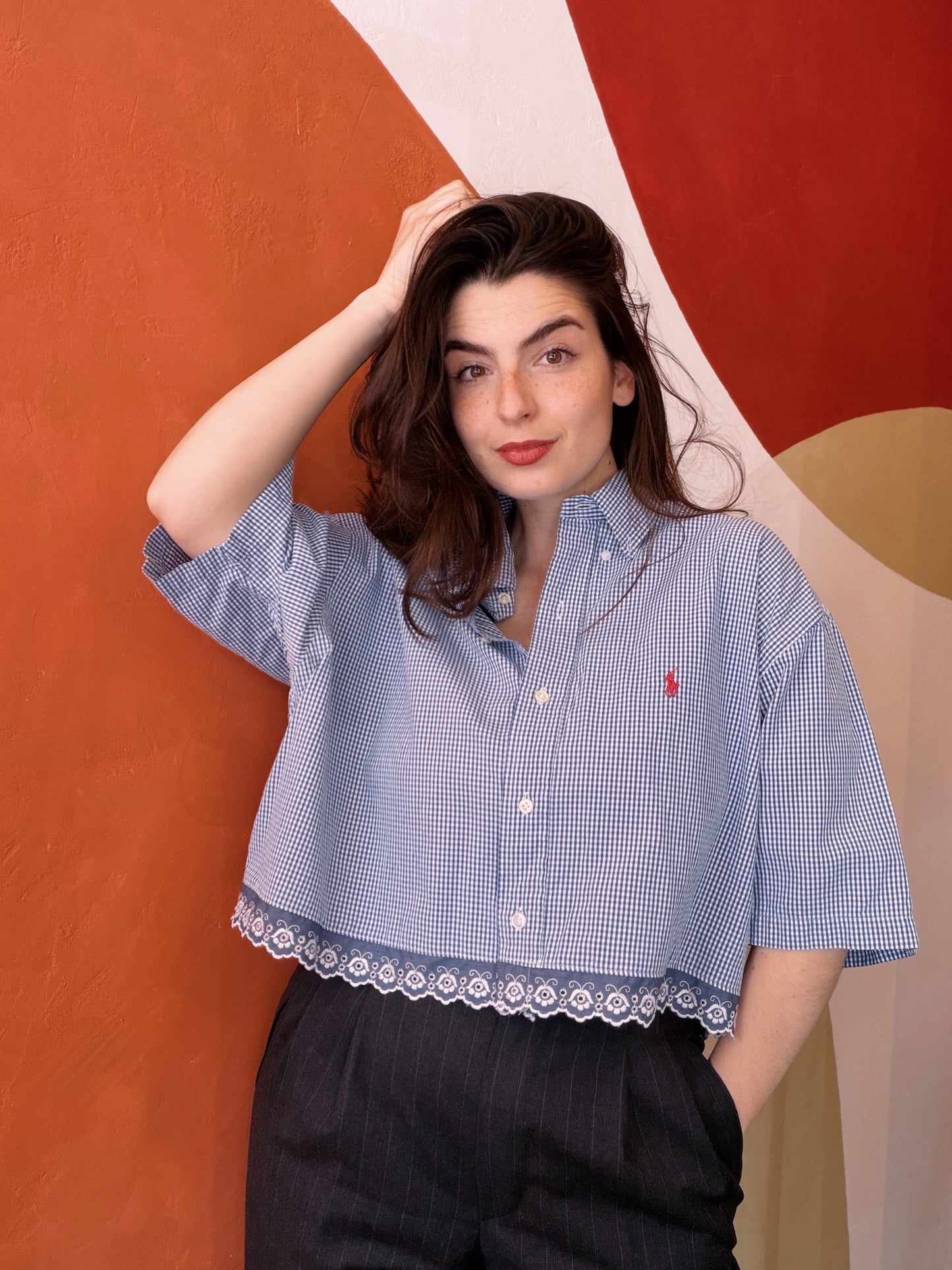 ROXY Ruth | Upcycled top & scrunchie - XL