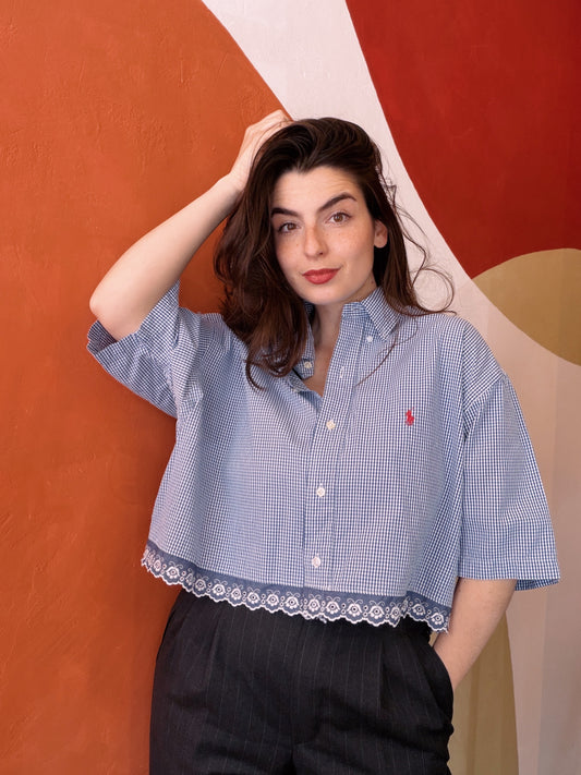 ROXY Ruth | Upcycled top & scrunchie - XL