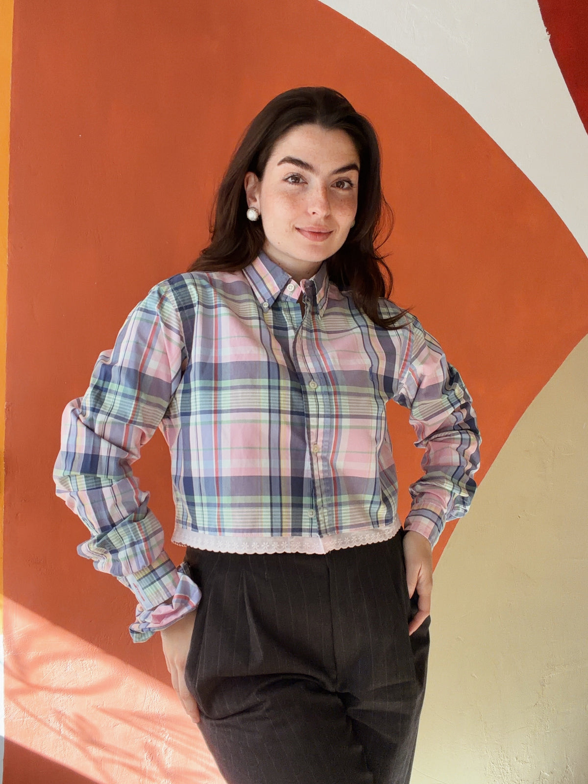 ROXY Rosetta | Upcycled top & scrunchie - S