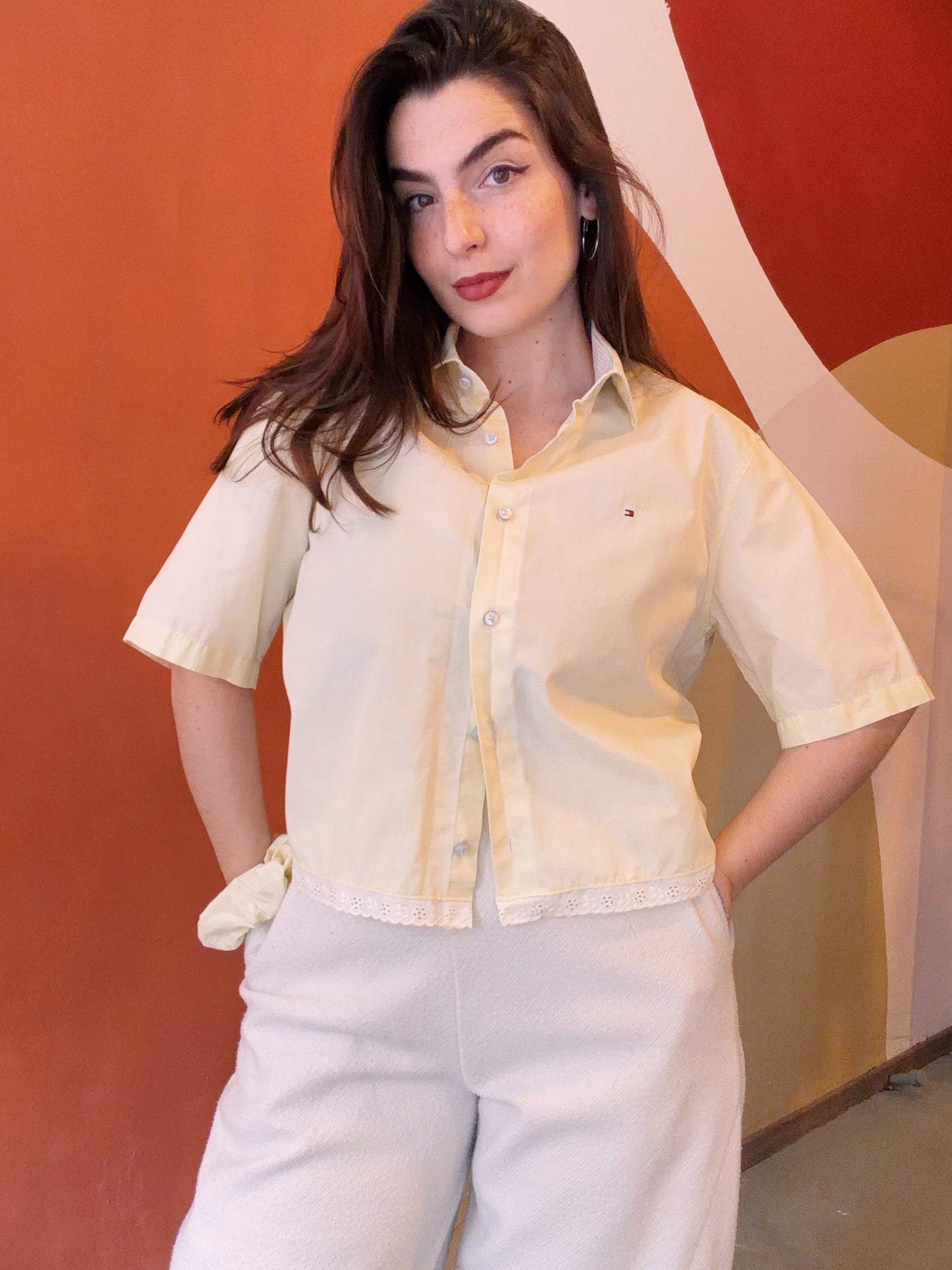 ROXY Rani | Upcycled top & scrunchie - M