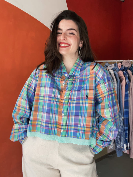 ROXY | Upcycled top & scrunchie - XXL