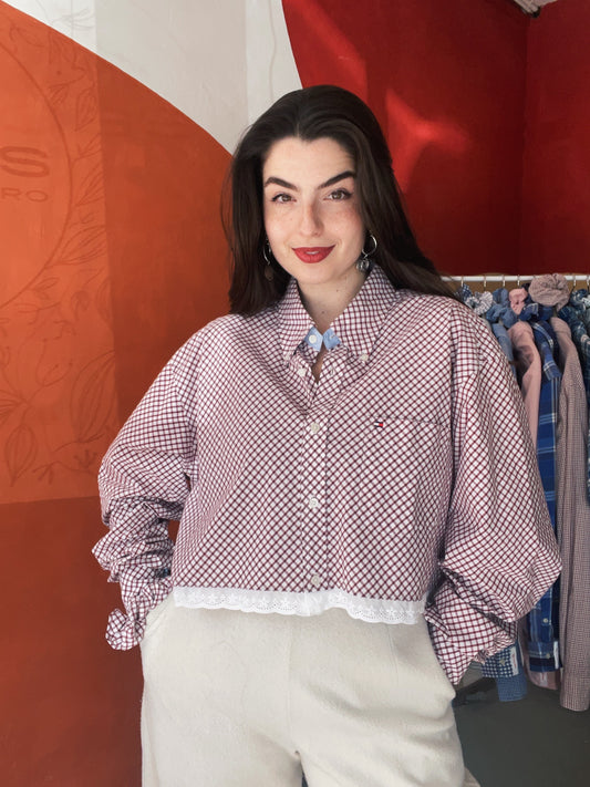 ROXY | Upcycled top & scrunchie - XL