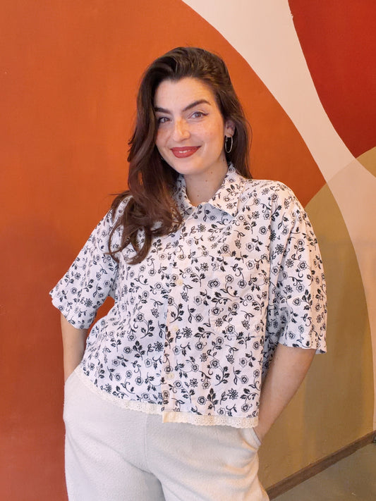 ROXY Rêve | Upcycled top & scrunchie - L