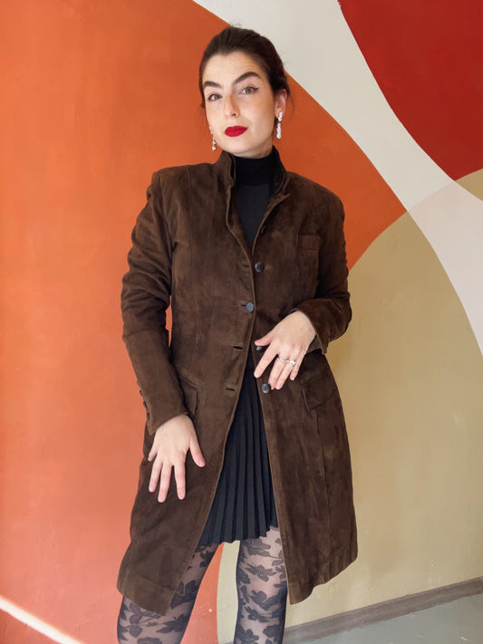 Anna Lascata suède jas - M
