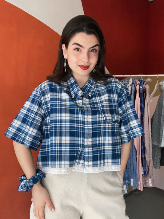 ROXY | Upcycled top & scrunchie - XL