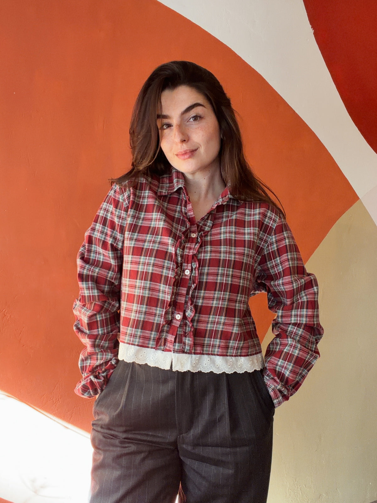 ROXY Rolce | Upcycled top & scrunchie - M