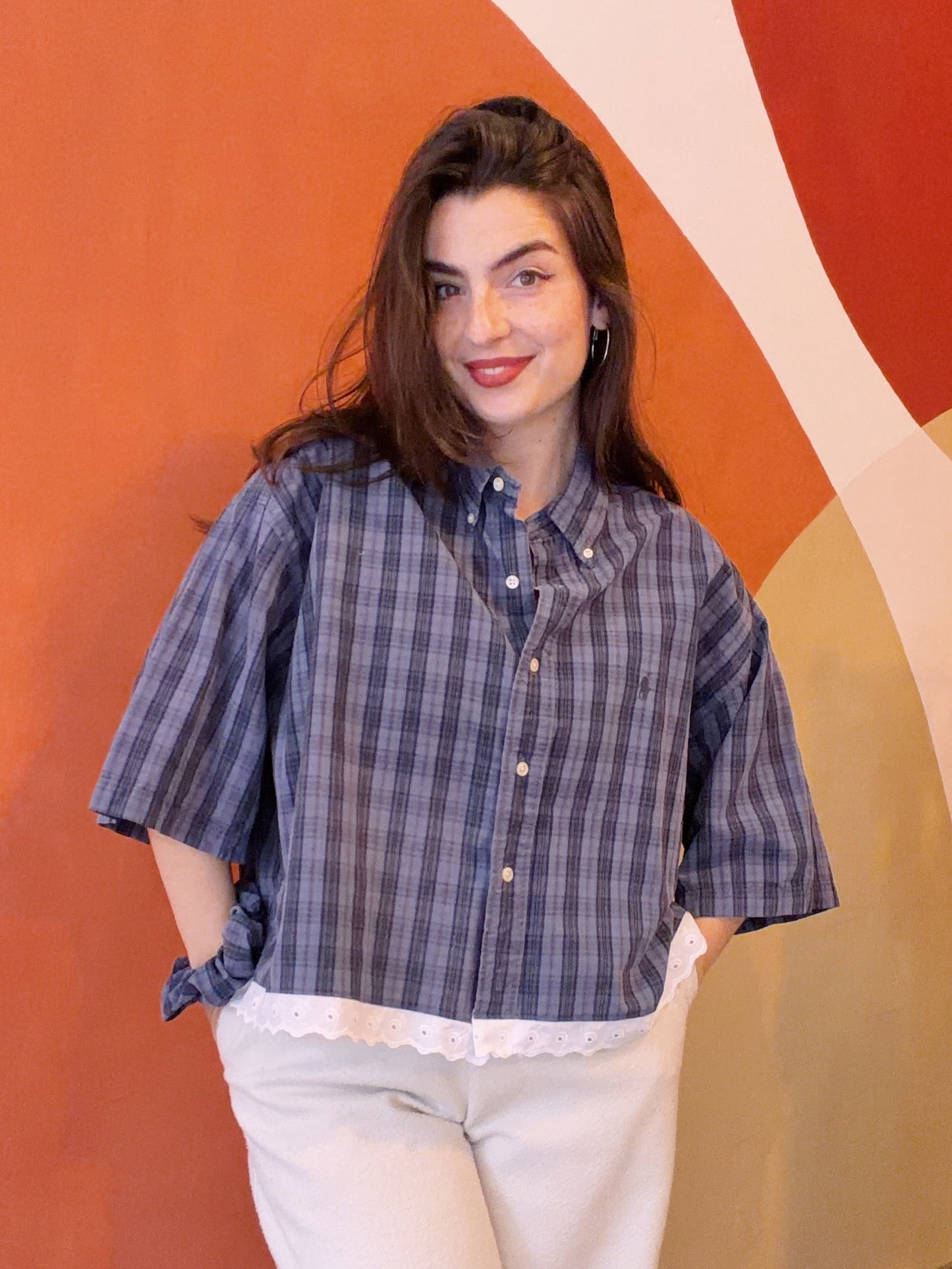 ROXY Robyn | Upcycled top & scrunchie - XL