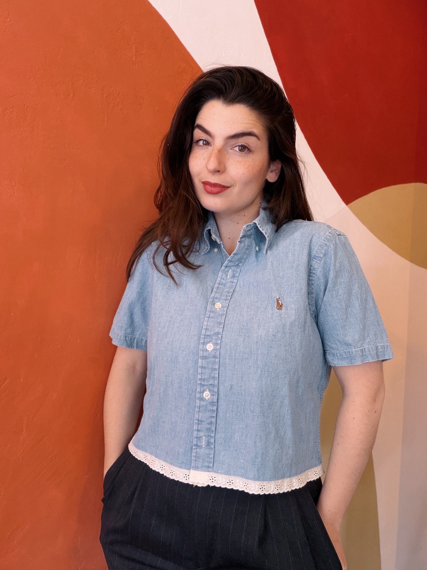 ROXY Raniah | Upcycled top & scrunchie - S