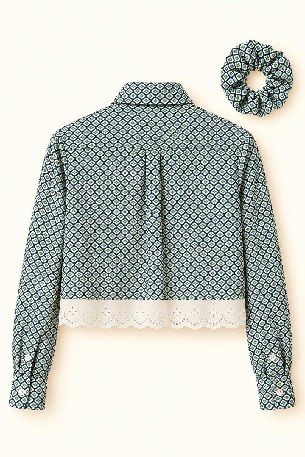 ROXY Rory | Upcycled top & scrunchie - M