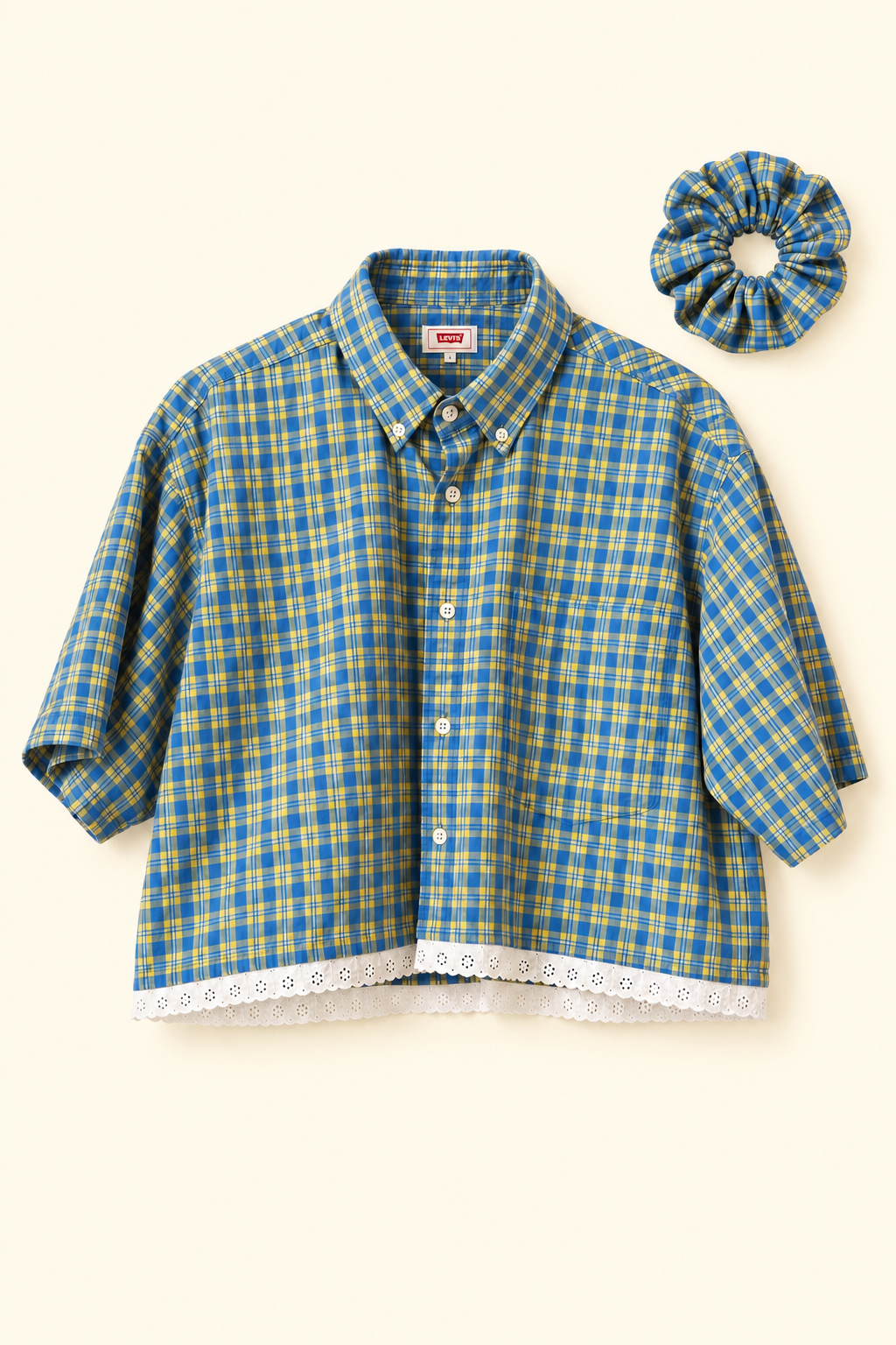 ROXY Rho | Upcycled top & scrunchie - XL