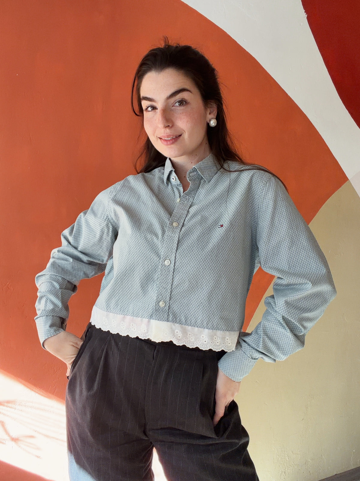 ROXY Rory | Upcycled top & scrunchie - M