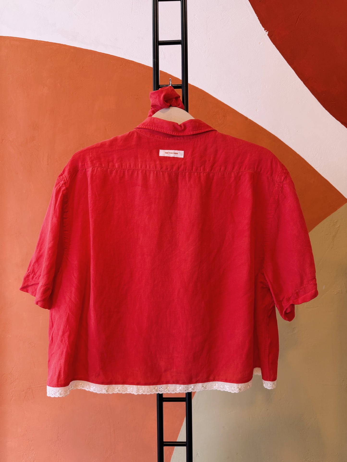 ROXY Ruby | Upcycled top & scrunchie - L