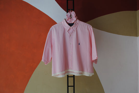 ROXY | Upcycled top & scrunchie - XL