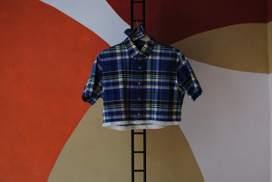 ROXY | Upcycled top & scrunchie - L