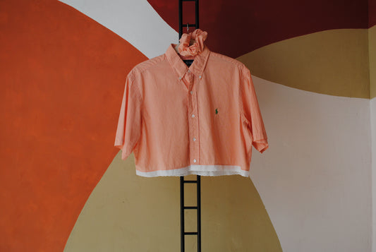ROXY | Upcycled top & scrunchie - L