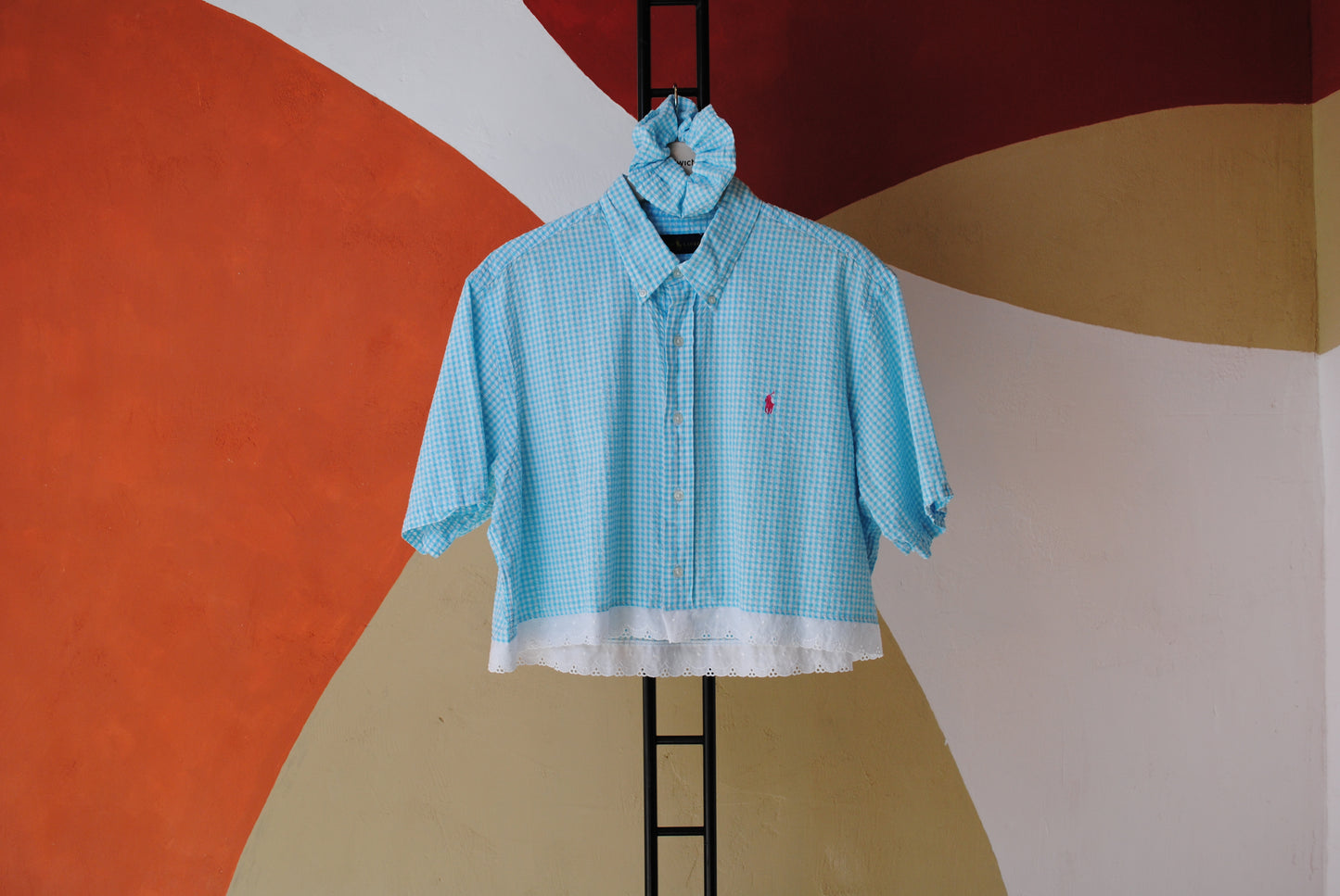ROXY | Upcycled top & scrunchie - XL
