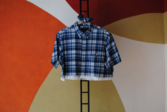 ROXY | Upcycled top & scrunchie - XL