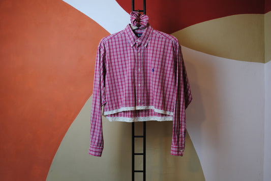 ROXY | Upcycled top & scrunchie - M
