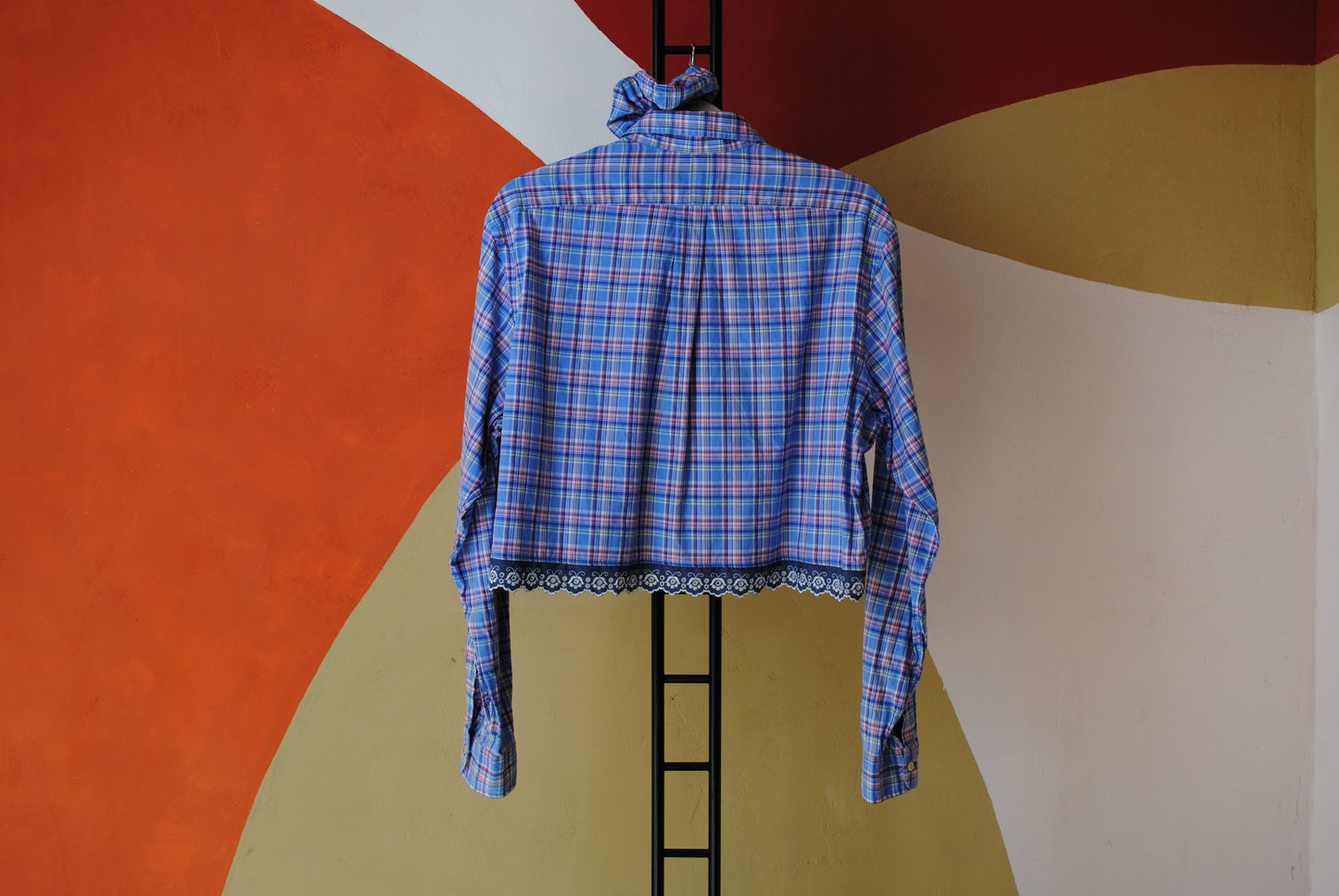ROXY | Upcycled top & scrunchie - L